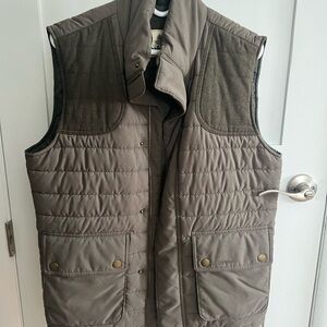 Barbour Men's Quilted Vest - Olive/Gray